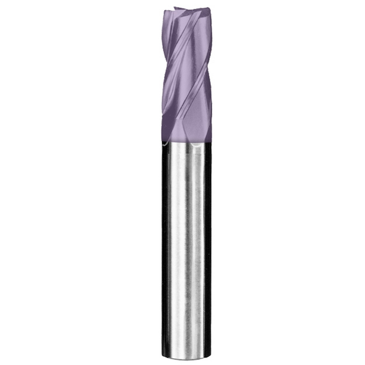 SGS 35504 | 3/16" Diameter x 3/16" Shank x 9/16" LOC x 2" OAL 4 Flute TiCN Coated Square End Mill