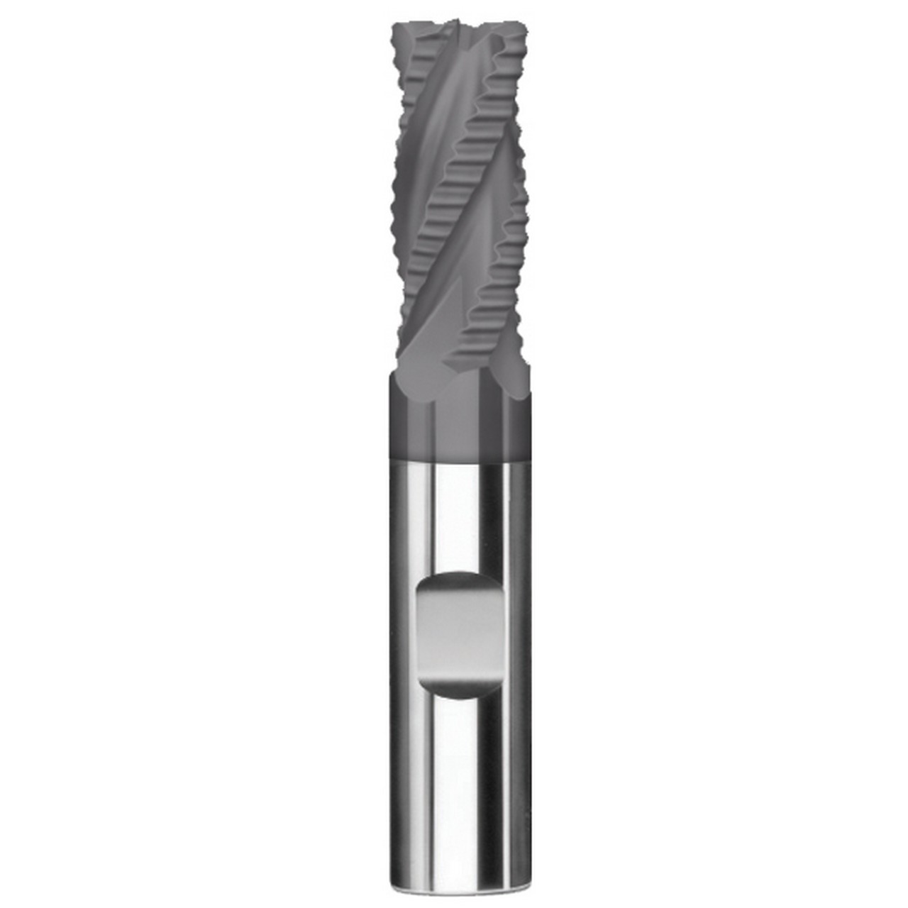 SGS 36210 | 1/4" Diameter x 1/4" Shank x 3/4" LOC x 2-1/2" OAL 3 Flute AlTiN Coated Roughing End Mill