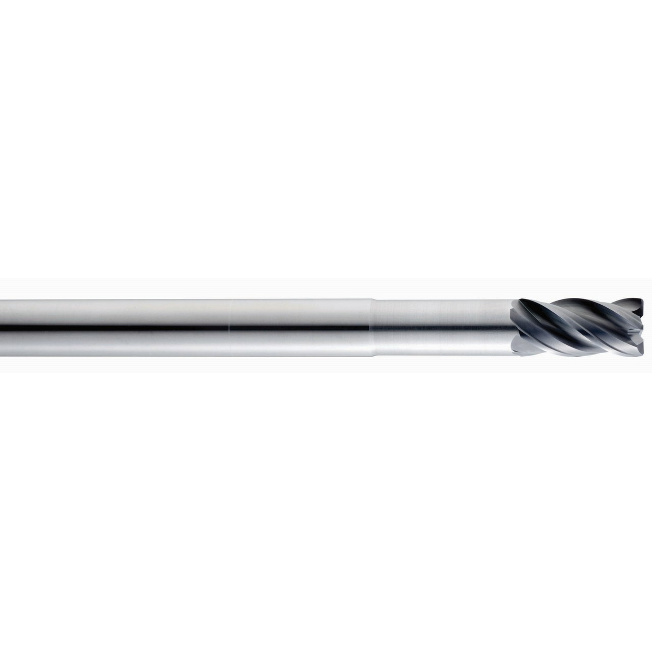 SGS 36449 | 1/4" Diameter x 1/4" Shank x 1/2" LOC x 4" OAL 4 Flute TX Coated Corner Radius End Mill