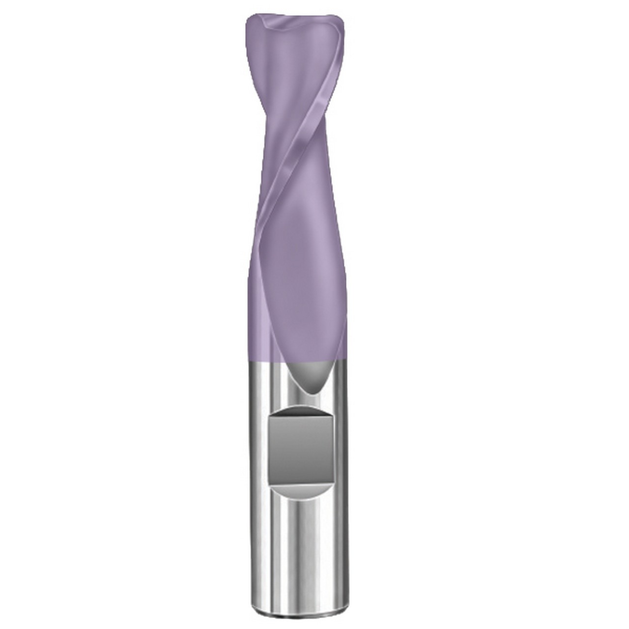 SGS 38331 | 3/8" Diameter x 3/8" Shank x 1" LOC x 2-1/2" OAL 2 Flute TiCN Coated Corner Radius End Mill