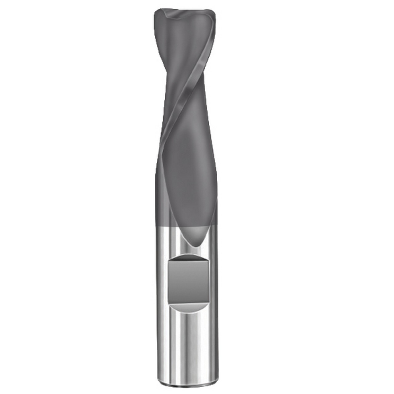 SGS 38377 | 1/2" Diameter x 1/2" Shank x 1" LOC x 3" OAL 2 Flute AlTiN Coated Corner Radius End Mill