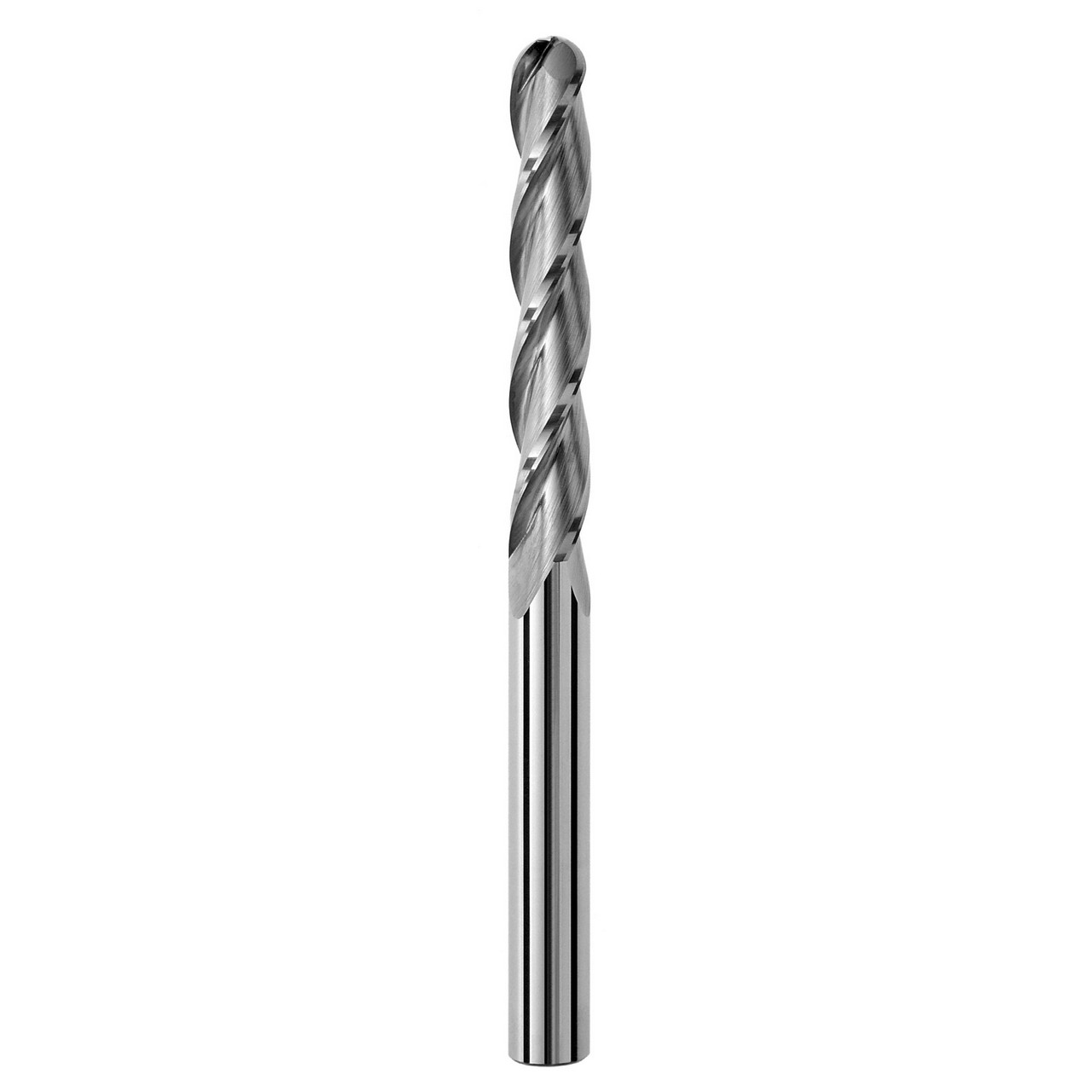 SGS 43556 | 14.00mm Diameter x 14.00mm Shank x 75.00mm LOC x 150.00mm OAL 3 Flute Uncoated Ball End Mill