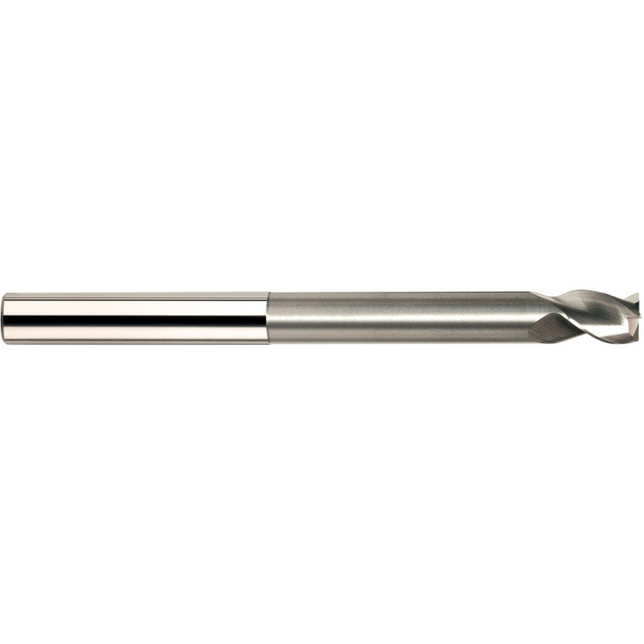 SGS 44795 | 8.0mm Diameter x 8.0mm Shank x 12.0mm LOC x 75.0mm OAL 3 Flute TiB2 Coated Corner Radius End Mill