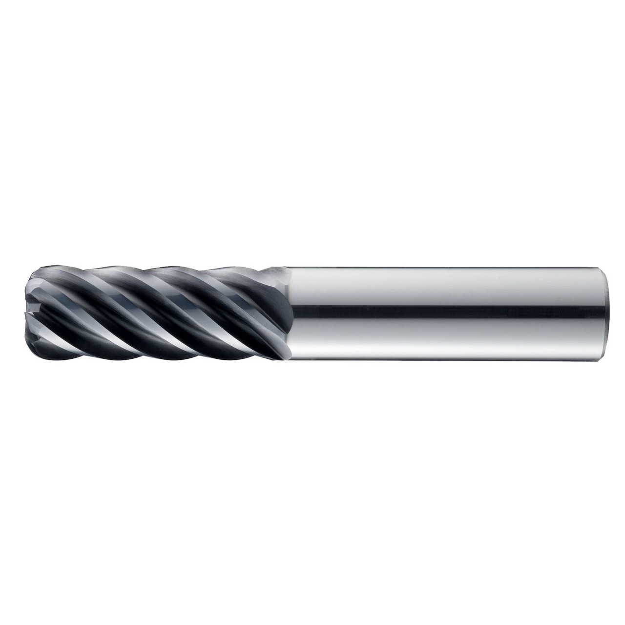 SGS 45112 | 6.0mm Diameter x 6.0mm Shank x 19.0mm LOC x 63.0mm OAL 6 Flute TX Coated Corner Radius End Mill