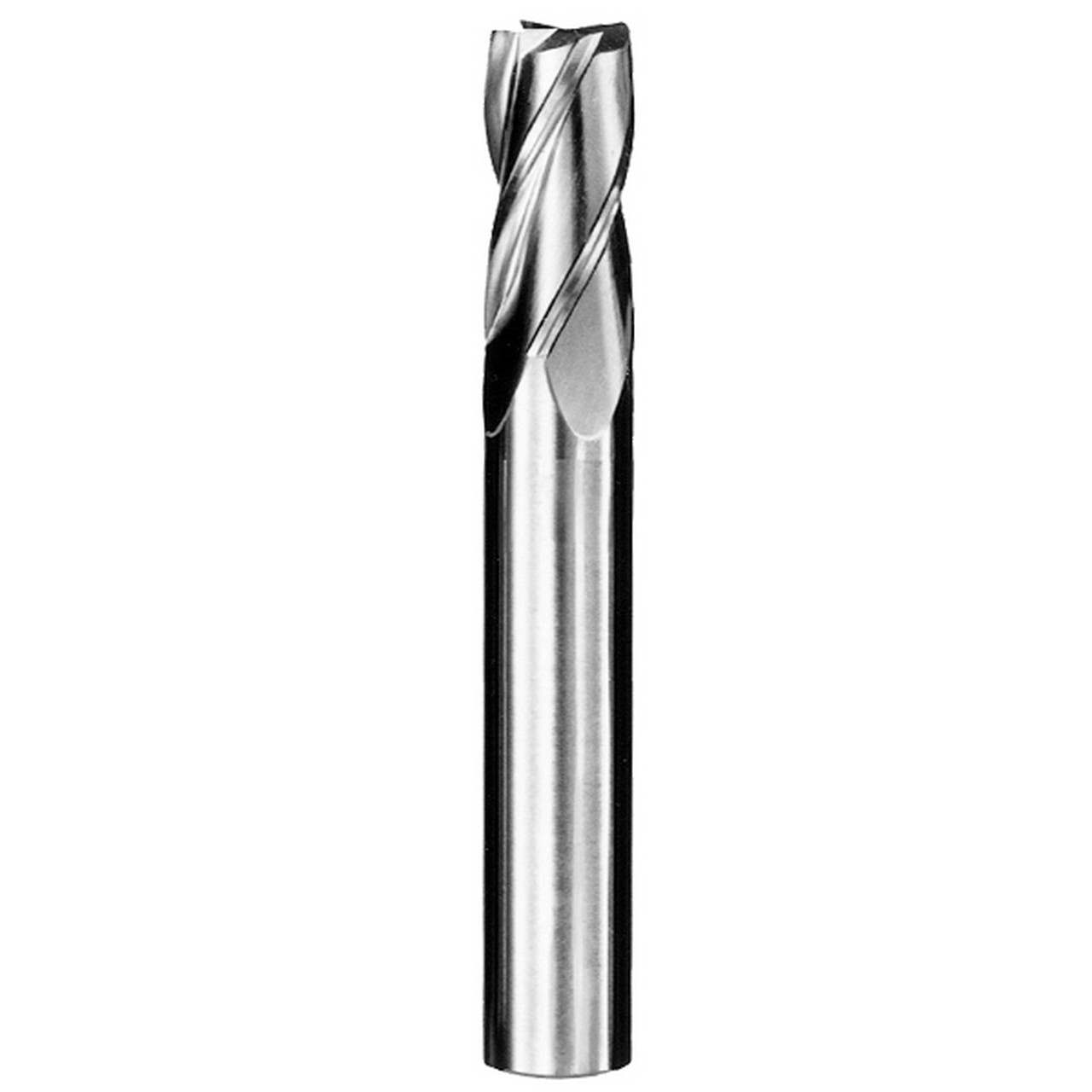 SGS 45479 | 3.5mm Diameter x 6.0mm Shank x 10.0mm LOC x 57.0mm OAL 4 Flute Uncoated Square End Mill