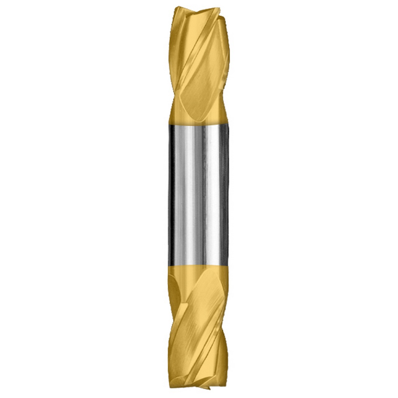 SGS 48897 | 10.00mm Diameter x 10.00mm Shank x 14.00mm LOC x 75.00mm OAL 4 Flute TiN Coated Square End Mill