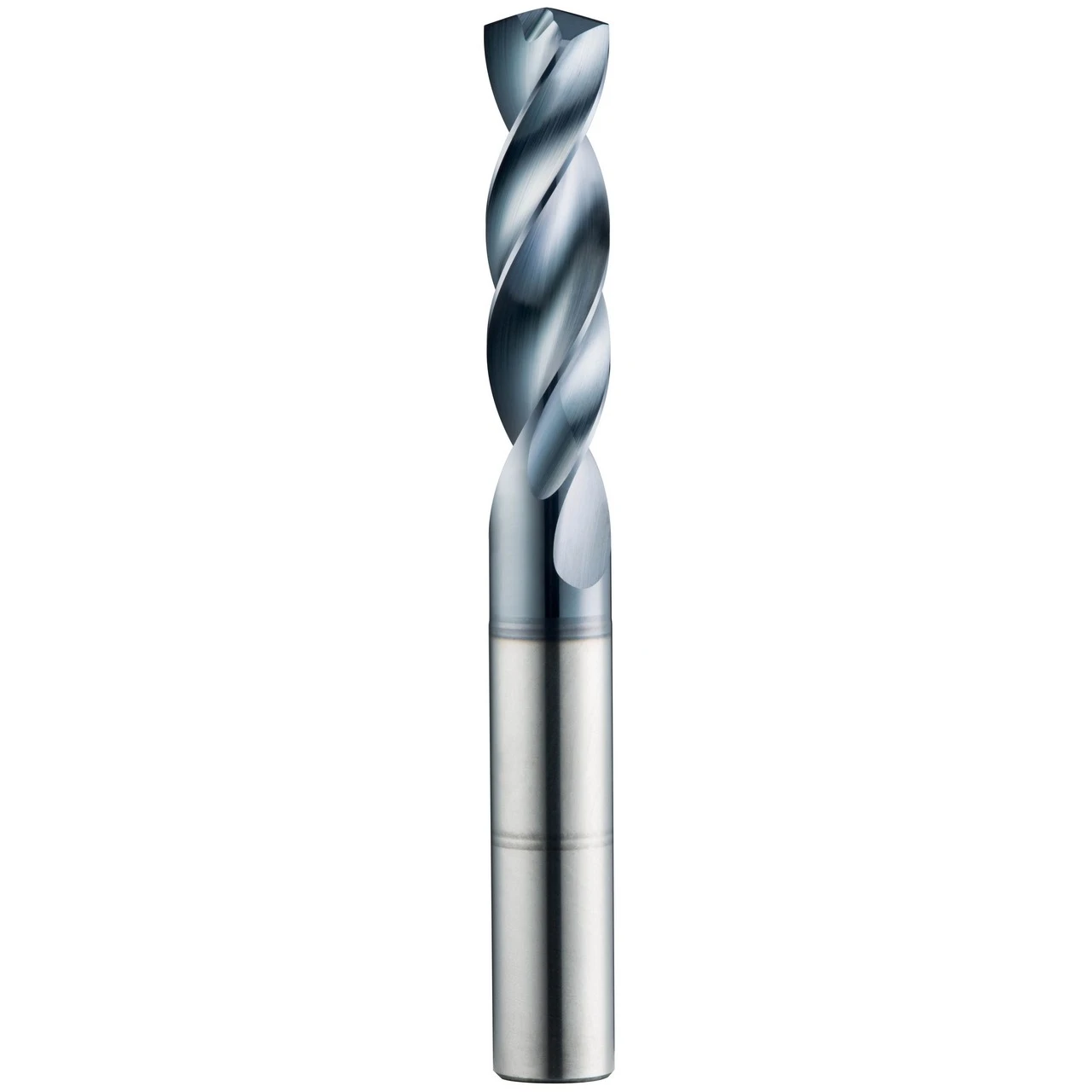 SGS 63186 | 9.30mm Diameter x 10.00mm Shank x 47.00mm LOC x 89.00mm OAL 2 Flute AlTiN Coated Screw Machine Length Drill Bit