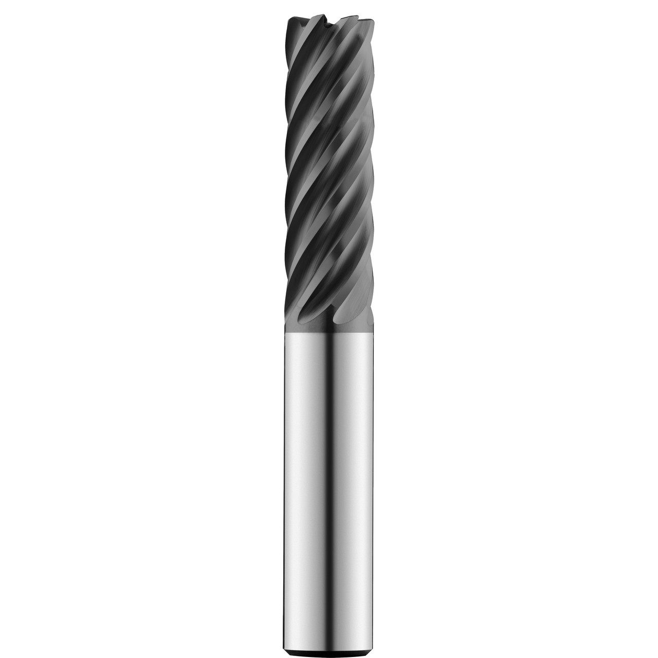 SGS 74460 | 12.00mm Diameter x 12.00mm Shank x 48.00mm LOC x 100.00mm OAL 7 Flute AlTiN Coated Corner Radius End Mill
