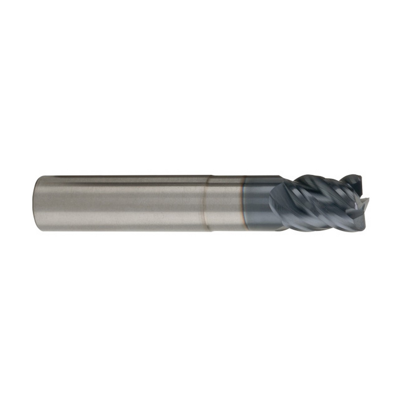 SGS 36791 | 3/4" Diameter x 3/4" Shank x 15/16" LOC x 4" OAL 4 Flute TX Coated Corner Radius End Mill