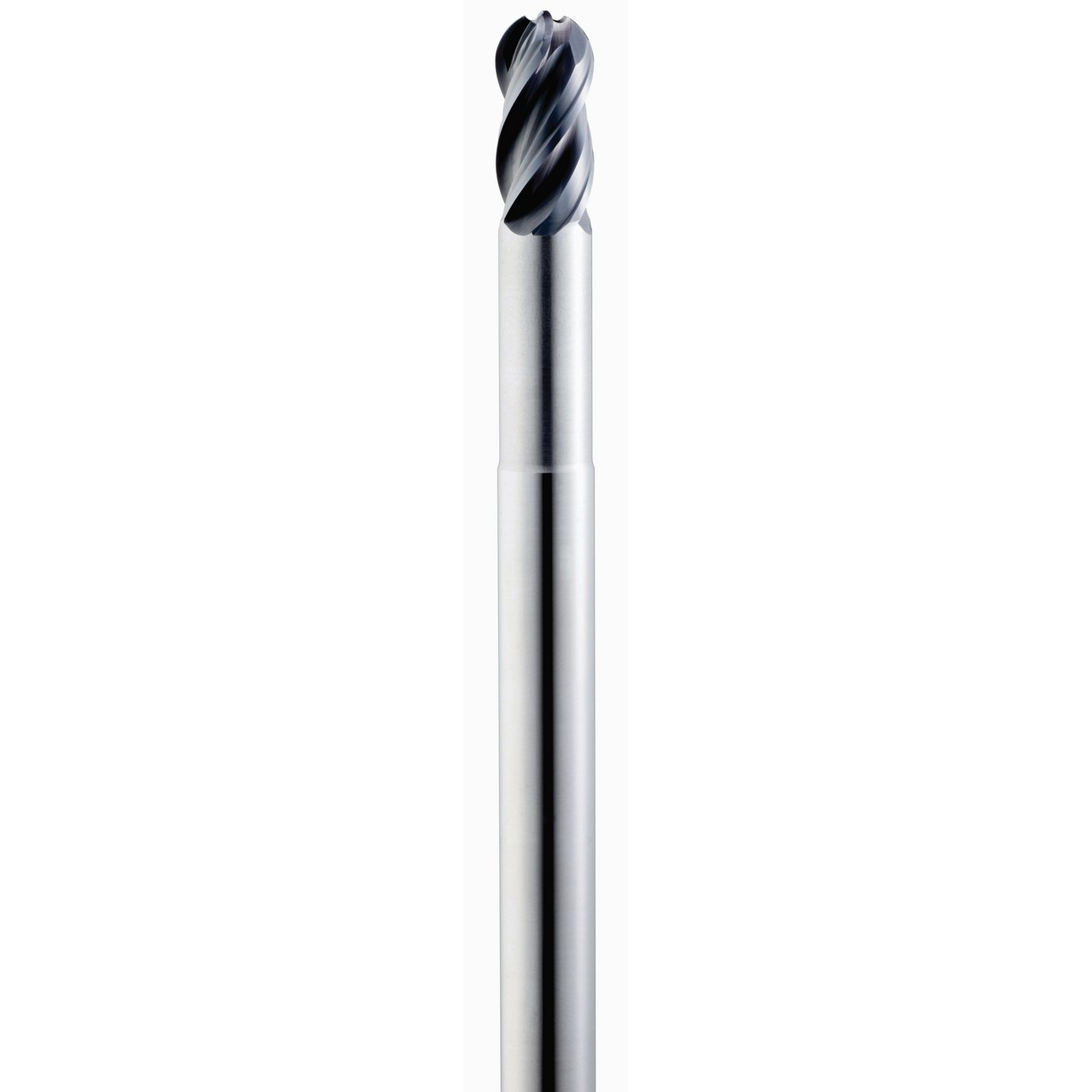 SGS 38496 | 9/16" Diameter x 9/16" Shank x 1-1/8" LOC x 6" OAL 4 Flute TX Coated Ball End Mill