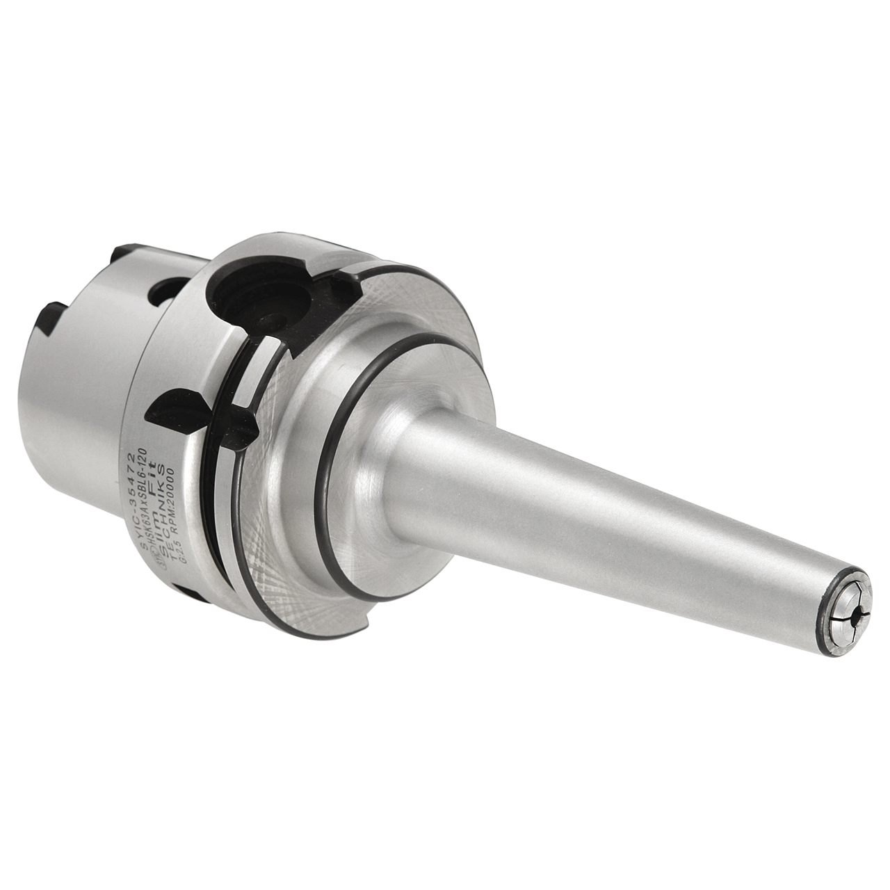 Techniks 35472-F | HSK63F Taper x 63.00mm Shank x 120.00mm Length SBL6 Collet Chuck