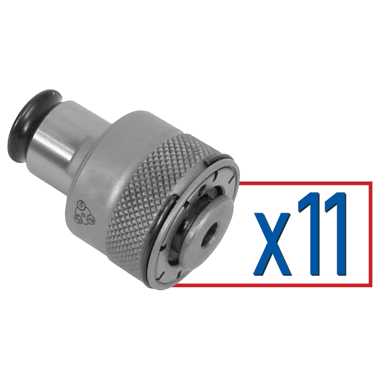 Techniks 19/1-SET | 0.141" - 0.125" Capacity ANSI 1 Bearing steel Collet Set - 11pcs