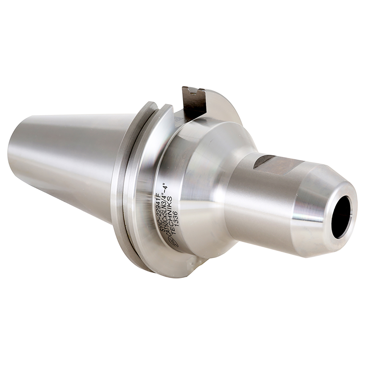 Techniks 22939-8F | CAT50 Taper x 0.625" Size x 2.750" Diameter x 8" Projection Length x 12" OAL Steel End Mill Holder