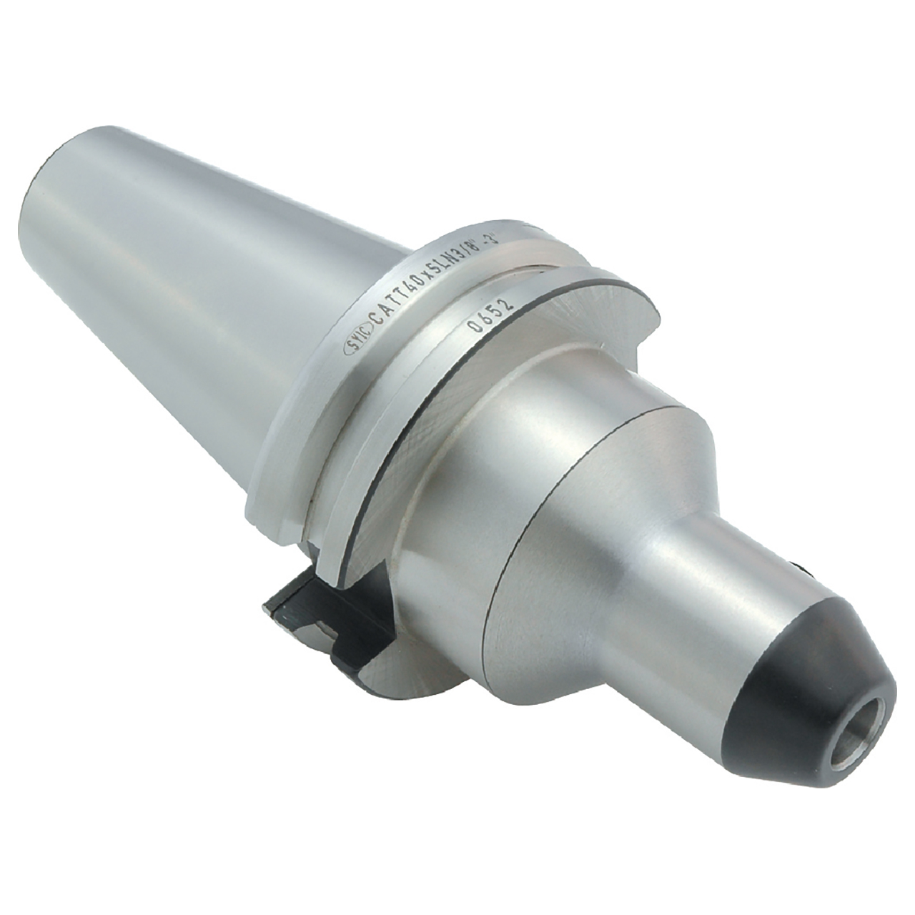 Techniks 43.653.32.400 | CAT40 Taper x 32.00mm Size x 44.45mm Diameter x 101.60mm Projection Length x 169.80mm OAL Steel End Mill Holder