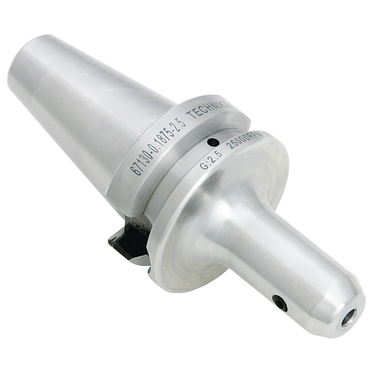 Techniks 26.653.64.300B | BT40 Taper x 0.750" Size x 44.45mm Diameter x 3" Projection Length x 5.575" OAL End Mill Holder