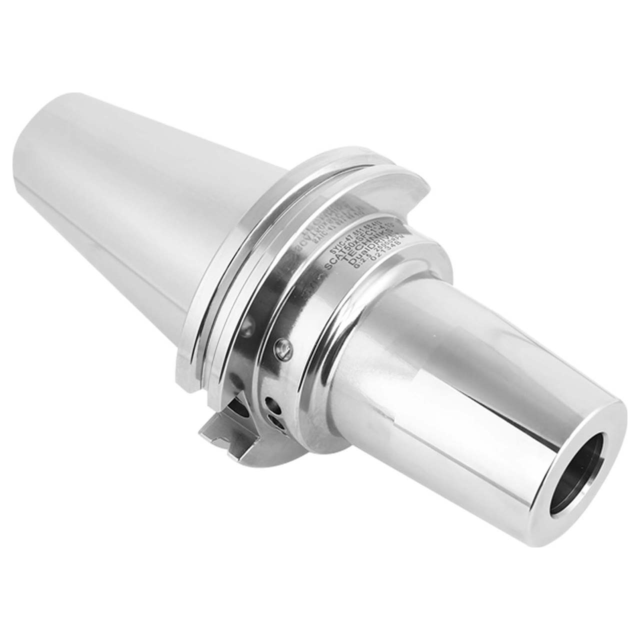 Techniks 29060FB | CAT50 Taper x 1/2" Size x 1.340" Diameter x 3.940" Projection Length x 7.940" OAL Steel Shrink-Fit Tool Holder