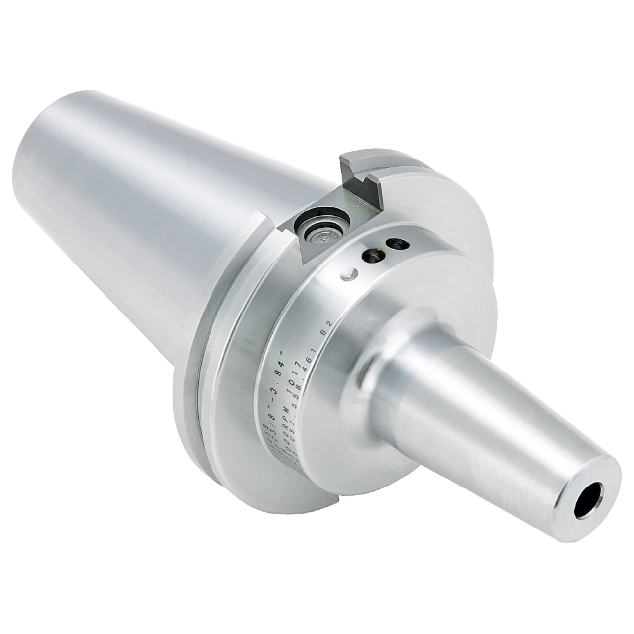 Techniks 46.651.04.300 | CAT40 Taper x 4.00mm Size x 18.00mm Diameter x 76.20mm Projection Length x 144.45mm OAL Steel Shrink-Fit Tool Holder