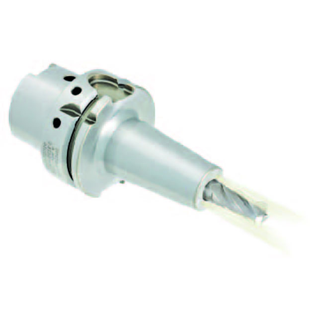 Techniks 93126B | HSK63A Taper x 1" Size x 1.650" Diameter x 4.530" Projection Length x 6.500" OAL Steel Shrink-Fit Tool Holder