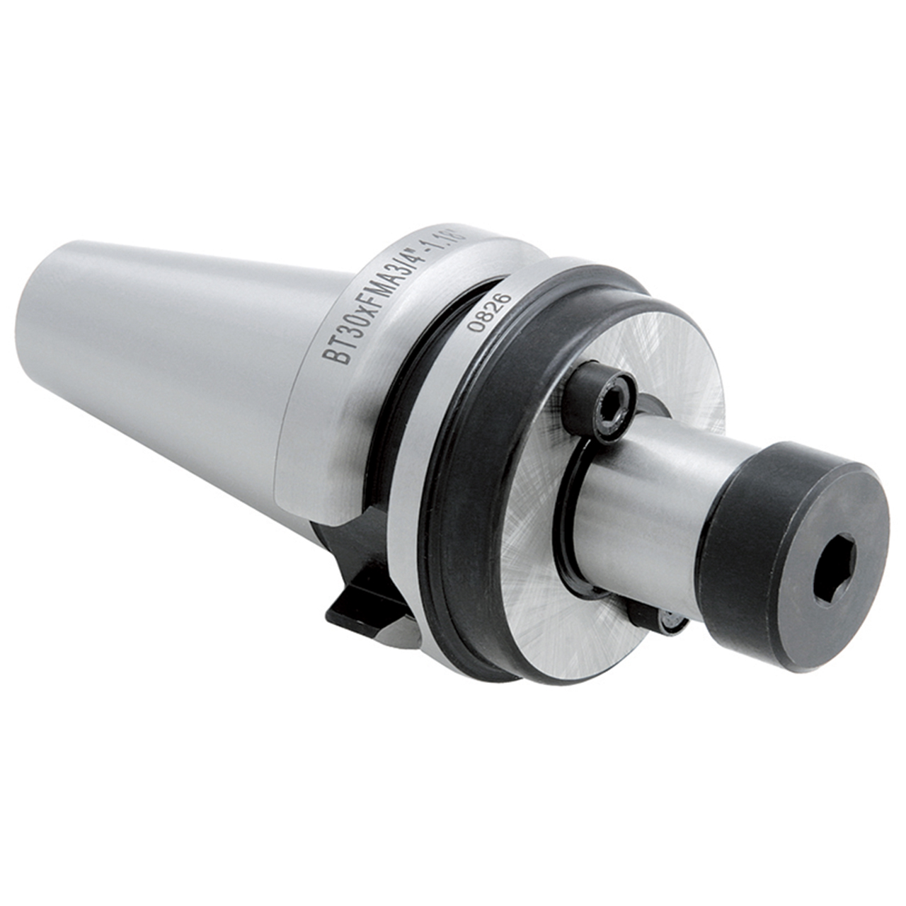 Techniks 16611-4 | BT30 Taper x 0.750" Size x 0.880" Diameter x 4" Projection Length Face Mill Arbor