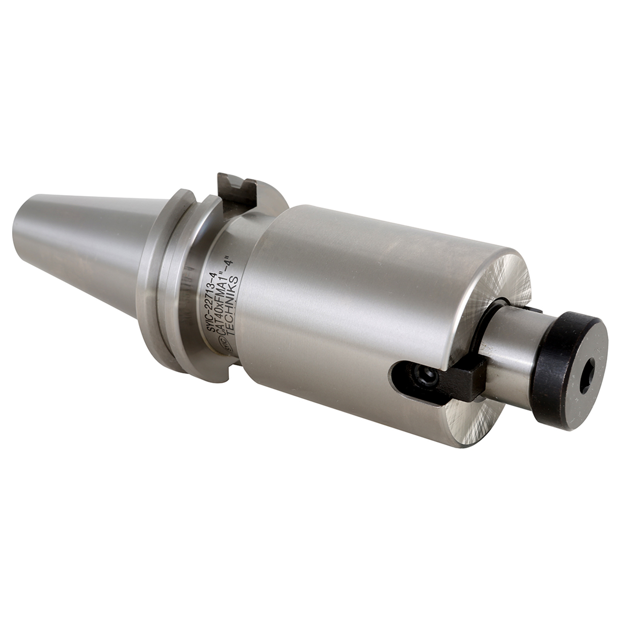 Techniks 22725-10 | CAT50 Taper x 1.250" Size x 1.500" Diameter x 10" Projection Length Steel Face Mill Arbor