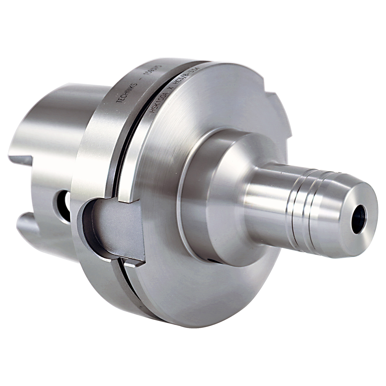 Techniks 159500 | HSK100A Taper x 1/2" Size x 1.260" Diameter x 3.740" Projection Length x 5.700" OAL Tool Steel Hydraulic Holder