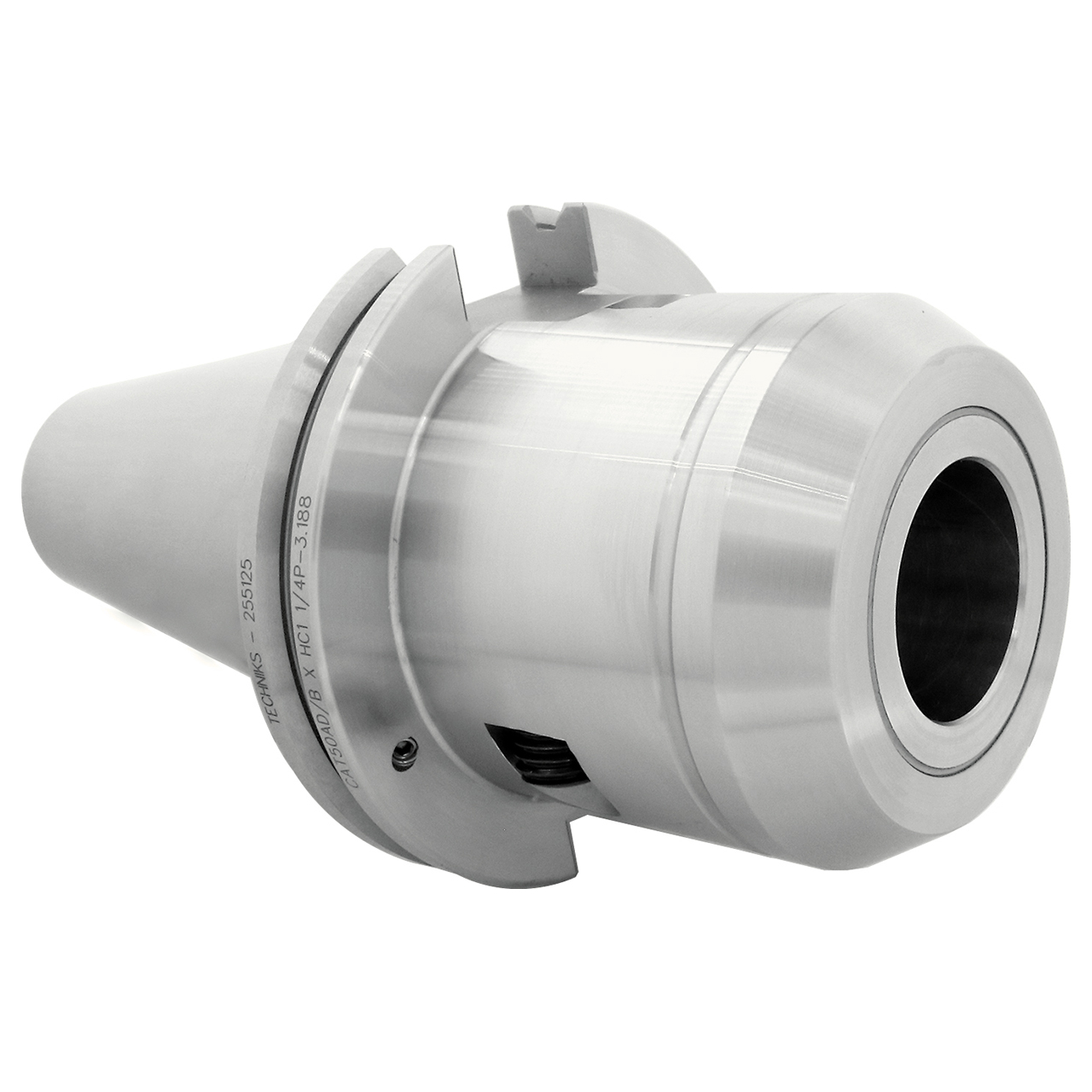 Techniks 354020 | CAT40 Taper x 20.00mm Size x 49.20mm Diameter x 101.60mm Projection Length x 169.85mm OAL Milling Chuck