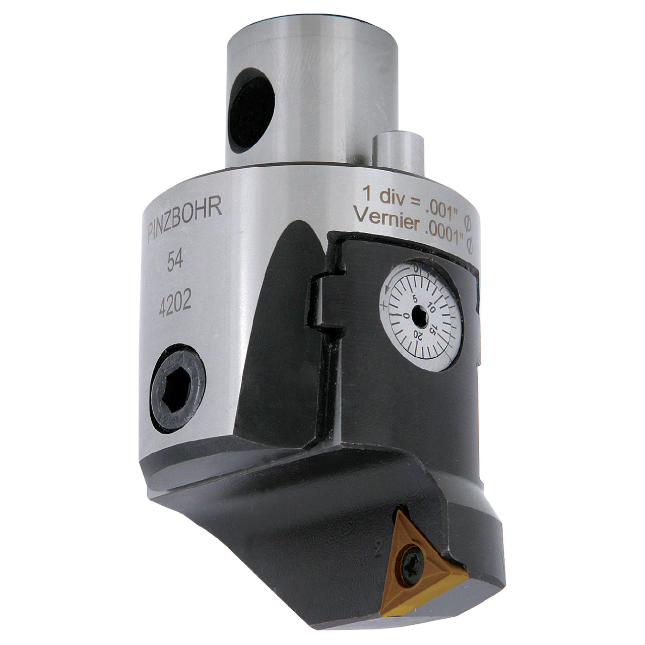 Techniks 6275258 | 1.142" Minimum Range x 1.575" Maximum Range x 27.00mm Diameter x 1.650" Projection Length Modular Boring Cutting Unit Head