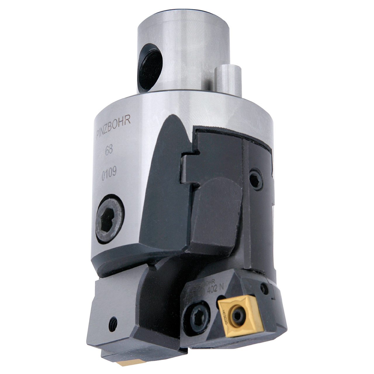 Techniks 6390205 | 6.299" Minimum Range x 8.661" Maximum Range x 145.00mm Diameter x 3.940" Projection Length Modular Boring Cutting Unit Head