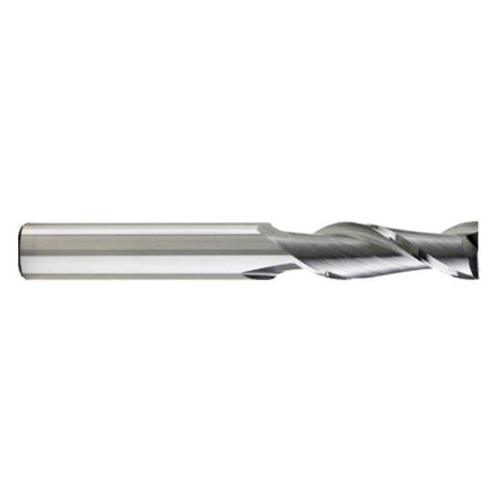 All Industrial E5011016 | 2 Flute Long Length Carbide End Mill, 1/4" Diameter