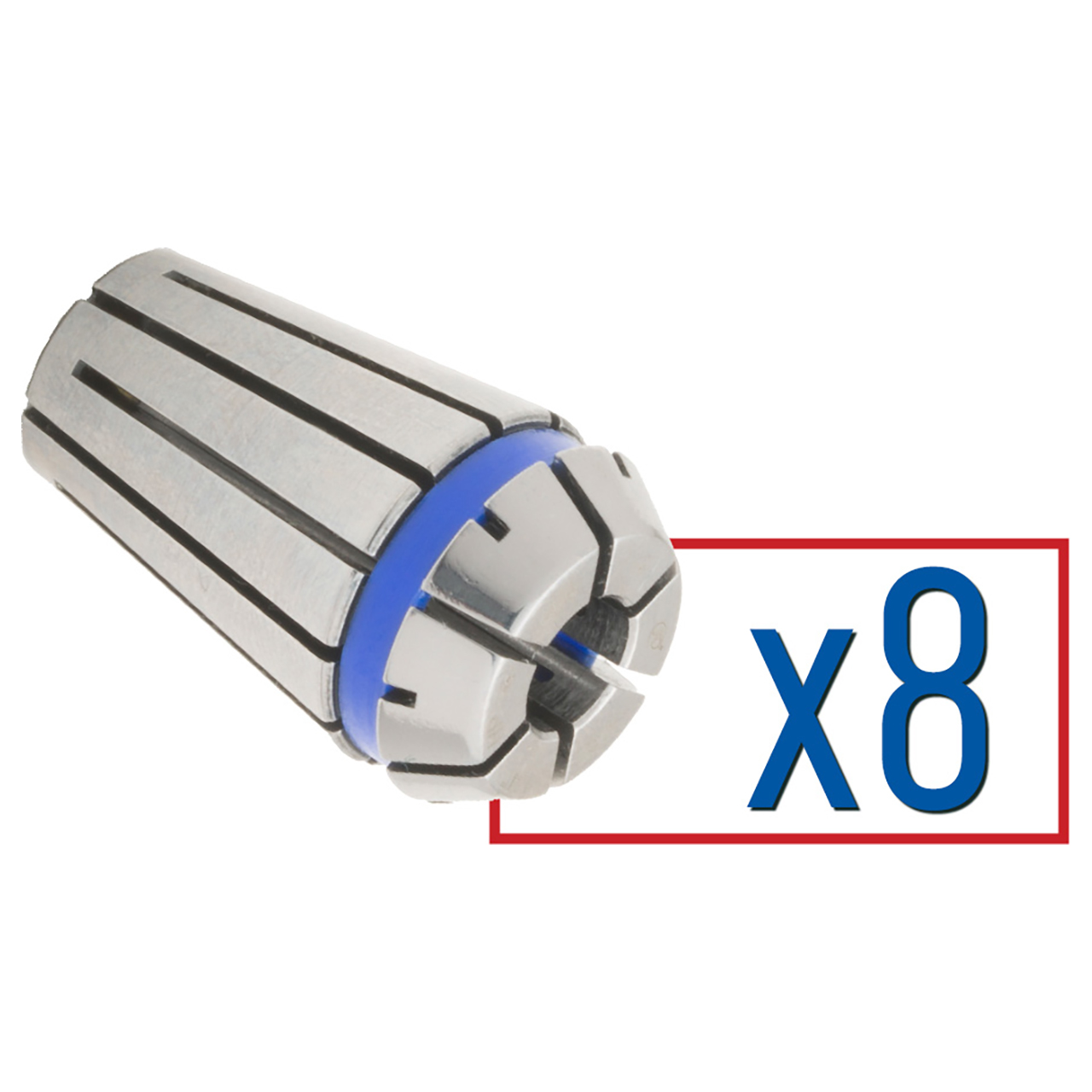 Parlec EROS16-S008 | 16mm Diameter x 3-10mm Shank x 27.5mm OAL Collet Set