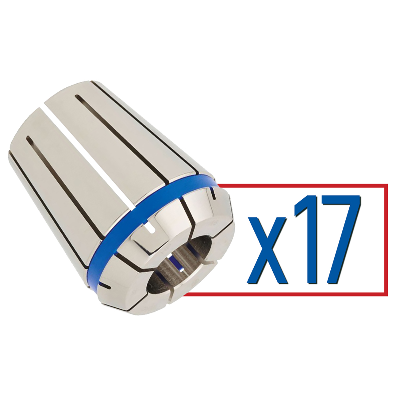 Parlec EROS40-S017 | 40mm Diameter x 10-26mm Shank x 46mm OAL Collet Set