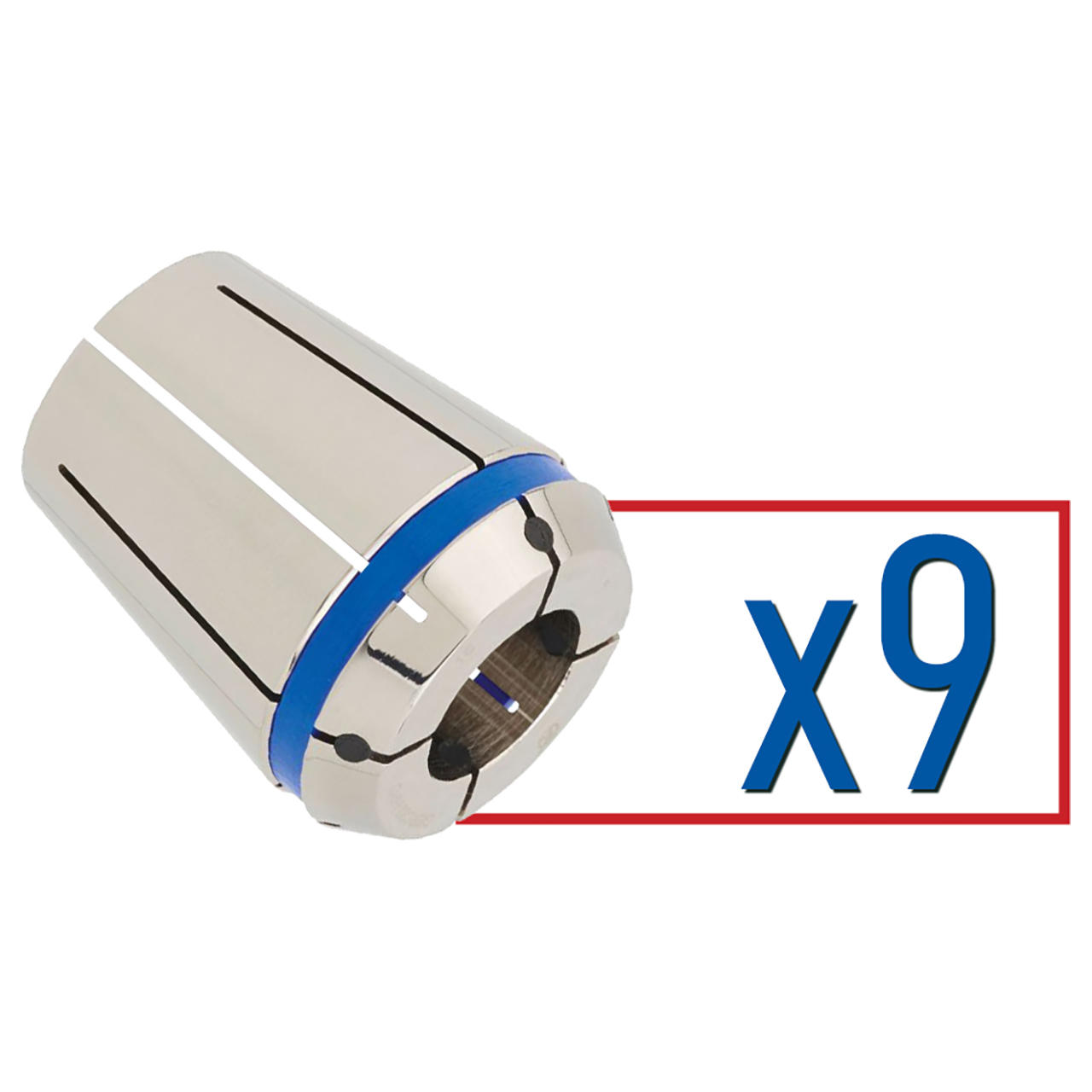 Parlec EROSC32-S009 | 32mm Diameter x 4-20mm Shank x 40mm OAL Collet Set