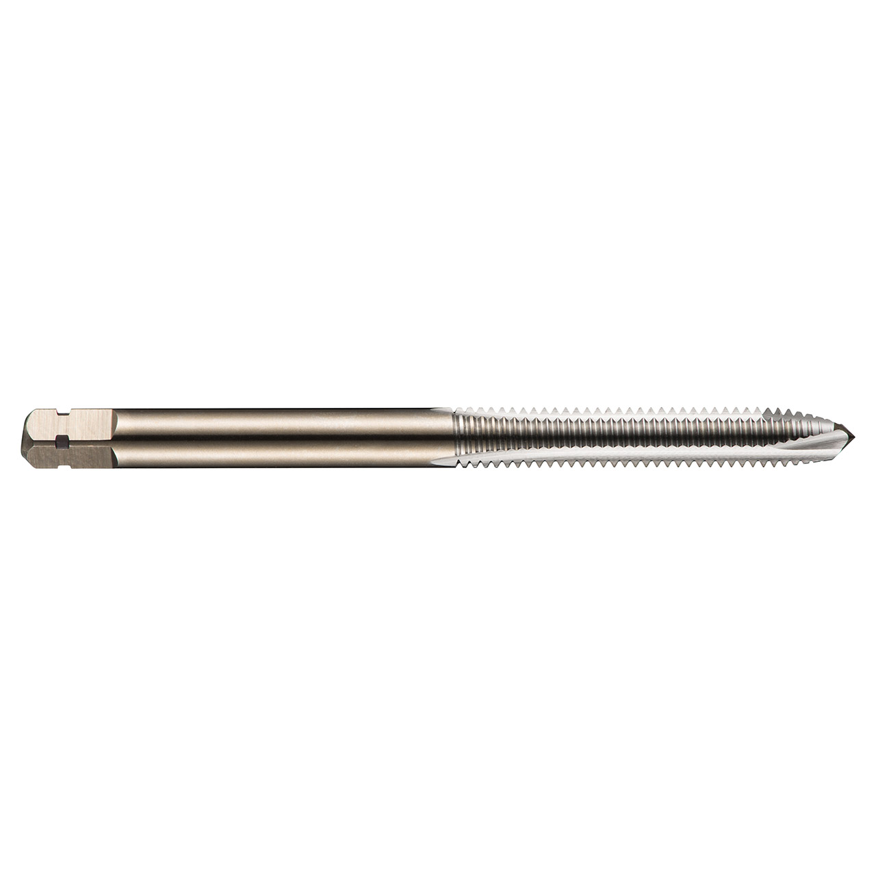 Dormer 5973974 | 0.255" Diameter x 2.5" OAL 2 Flute Bright Coated Spiral Point Tap
