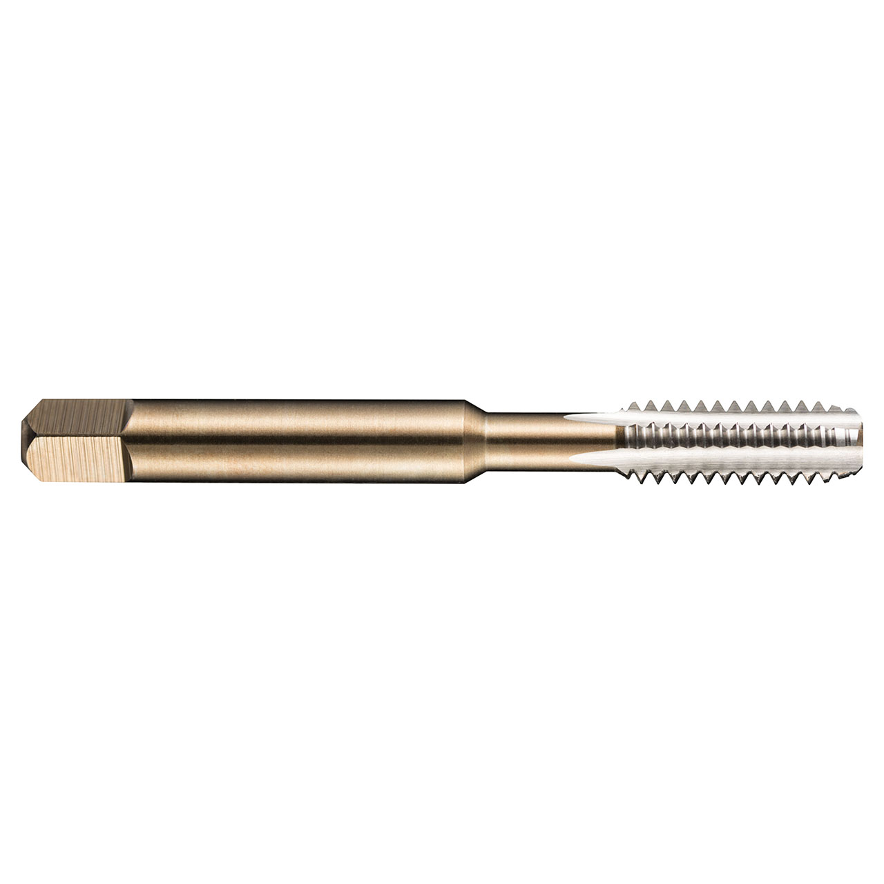 Dormer E0613/8NO1 | 0.381" Diameter x 2.9375" OAL 4 Flute Bright Coated Straight Flute Tap
