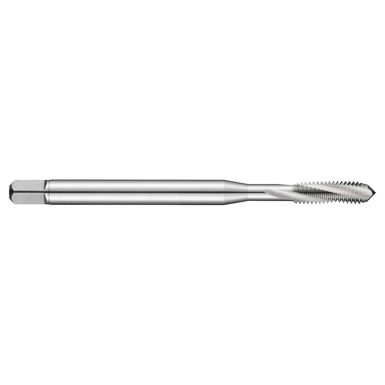 Dormer 5975735 | M6x1.00mm Thread Size x 6.00mm Shank x 15.00mm Length x 80.00mm OAL x 15 Degree Helix Angle M 6H 3 Flute Bright Coated HSS-E-PM E207 Spiral Flute Tap