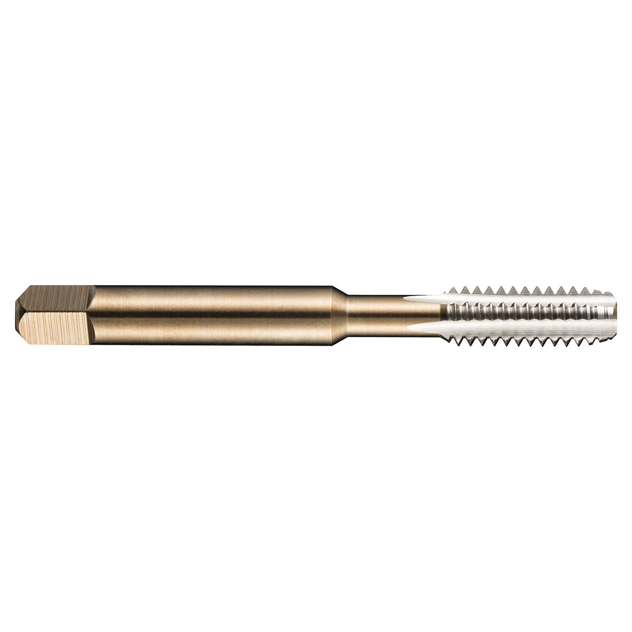 Dormer E5248-36NO2 | 0.1772" Diameter x 2.0866" OAL 3 Flute Bright Coated Straight Flute Tap