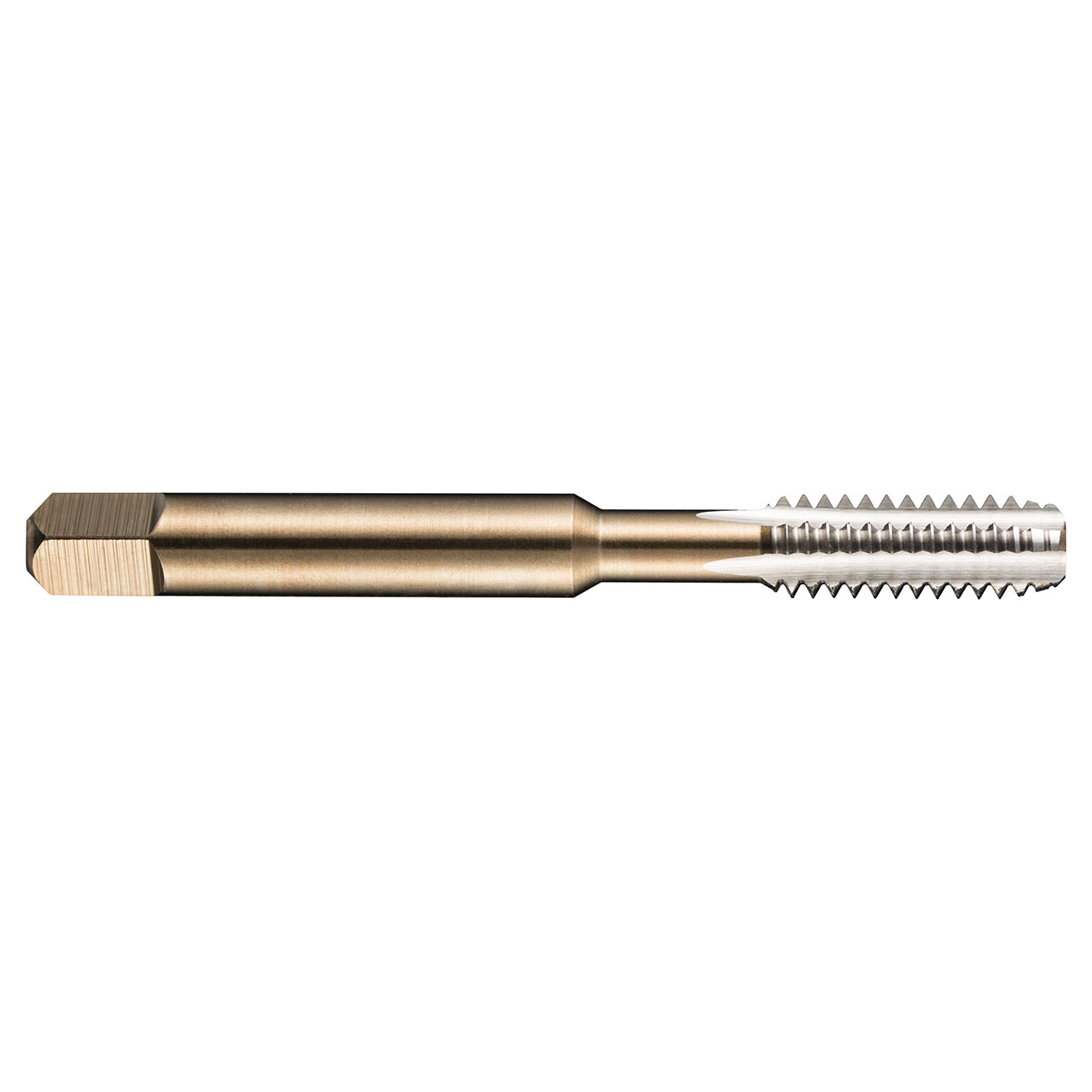 Dormer 5977381 | M24x1.00mm Thread Size x 18.00mm Shank x 35.00mm Length x 130.00mm OAL MF 6H 4 Flute Bright Coated HSS E513 Straight Flute Tap