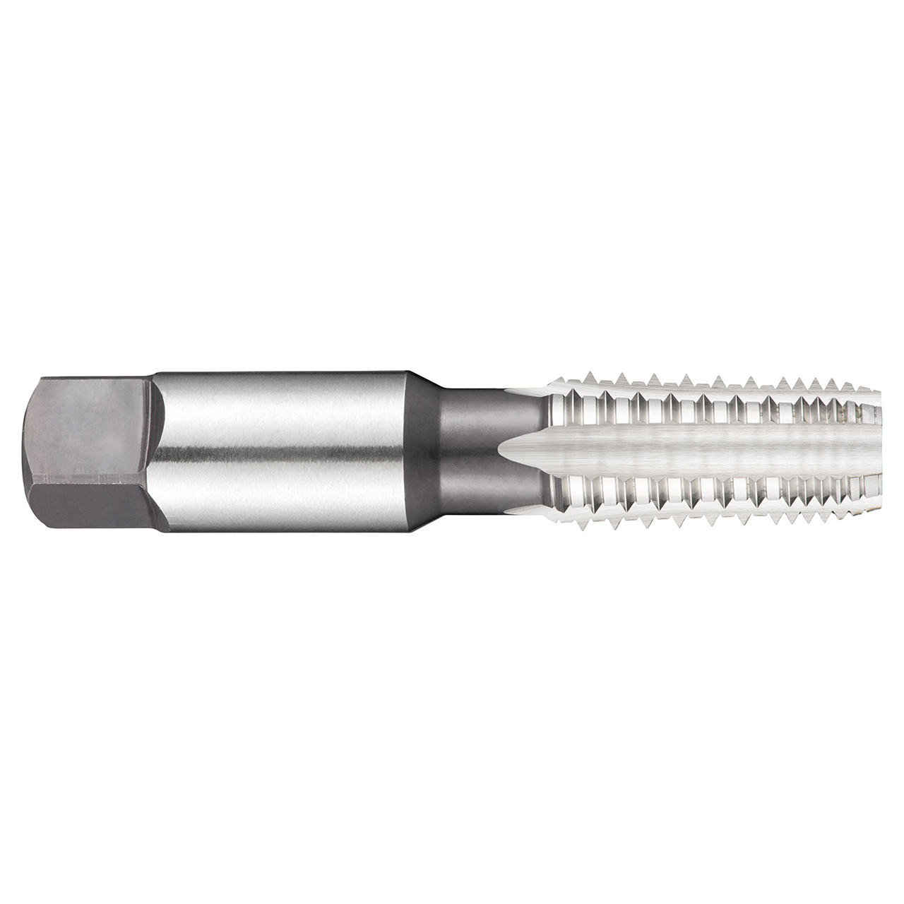 Dormer 5977658 | NPT 1-1/2"-11.5 Thread Size x 38.10mm Shank x 43.00mm Length x 135.00mm OAL 7 Flute Bright Coated HSS E711 Interrupted Thread Pipe Tap
