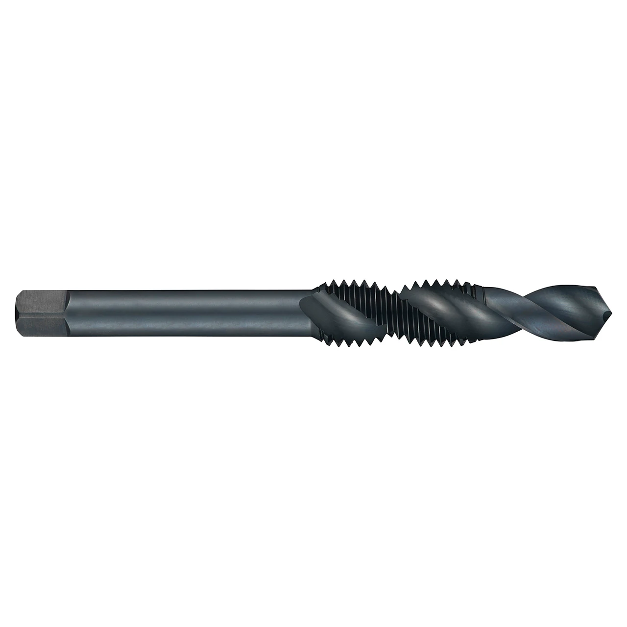 Dormer E6511/2 | 0.3543" Diameter x 4.4882" OAL 2 Flute Steam Tempered Coated Combination Drill & Tap