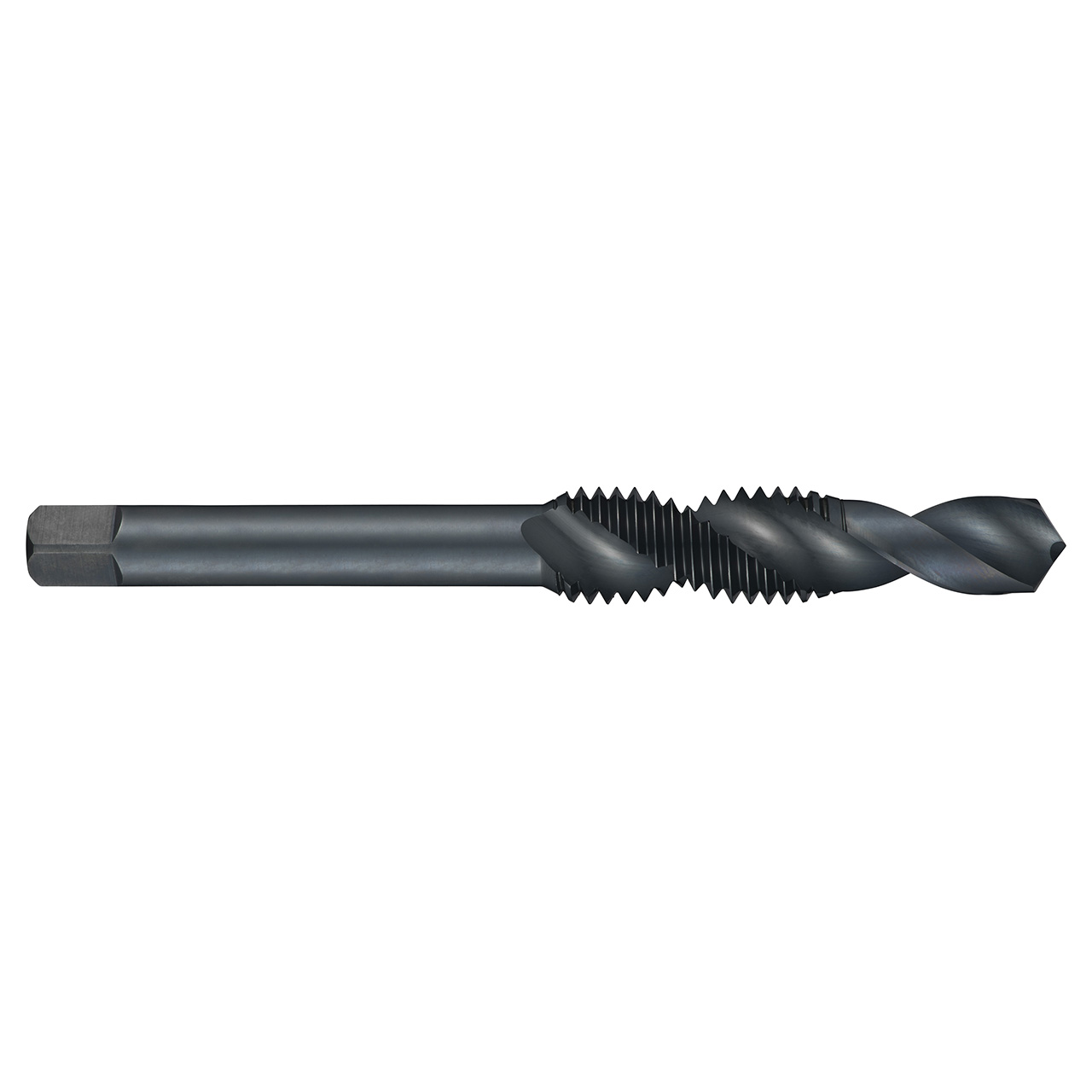 Dormer E6513/8 | 0.3937" Diameter x 4.2126" OAL 2 Flute Steam Tempered Coated Combination Drill & Tap