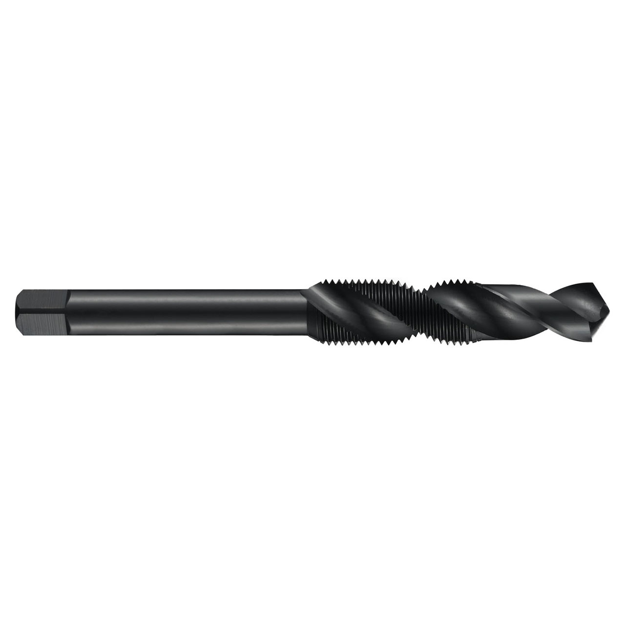 Dormer 5978417 | 0.315" Diameter x 3.7008" OAL 2 Flute Steam Tempered Coated Combination Drill & Tap
