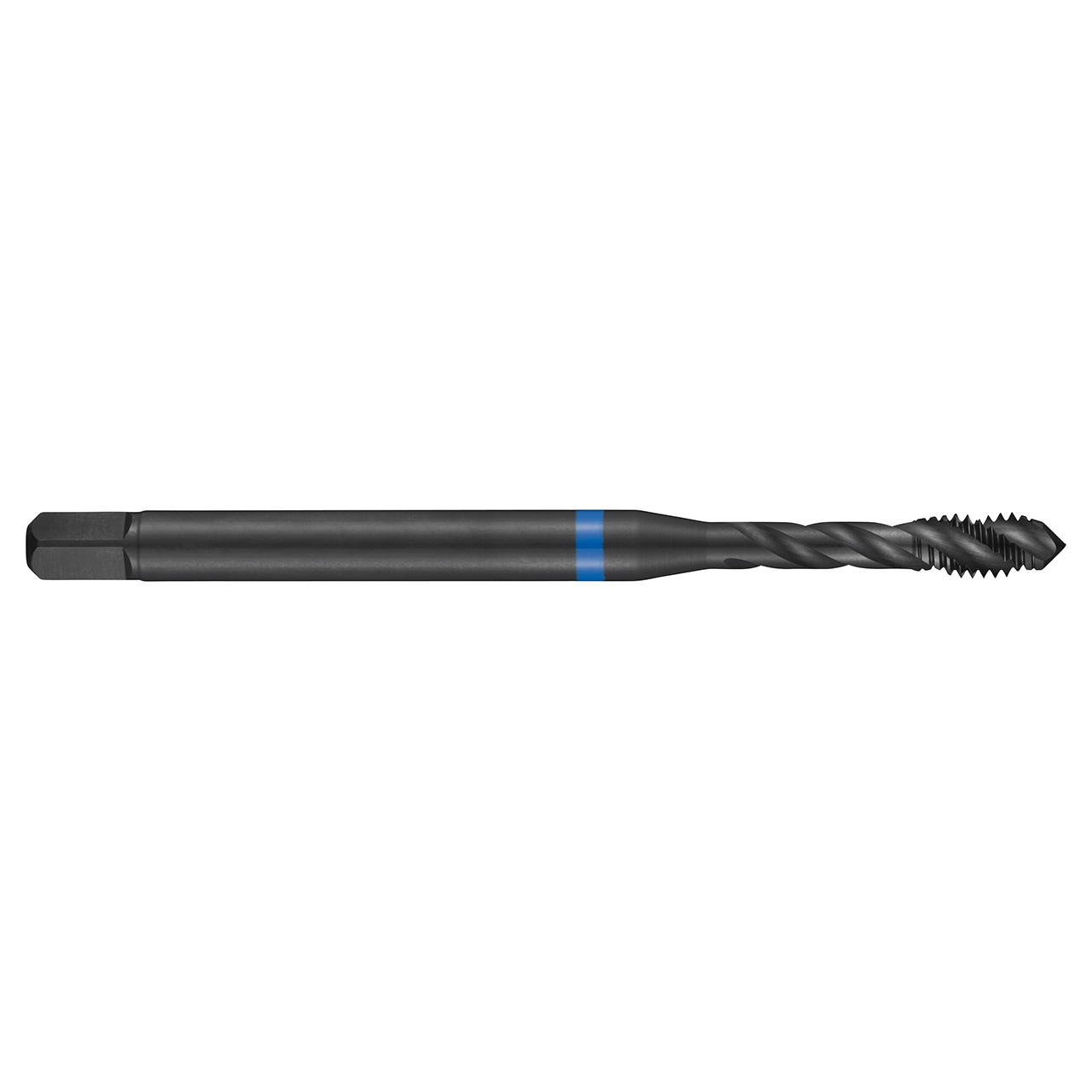 Dormer 6305808 | 0.1772" Diameter x 2.4803" OAL 3 Flute Steam Tempered Coated Spiral Flute Tap