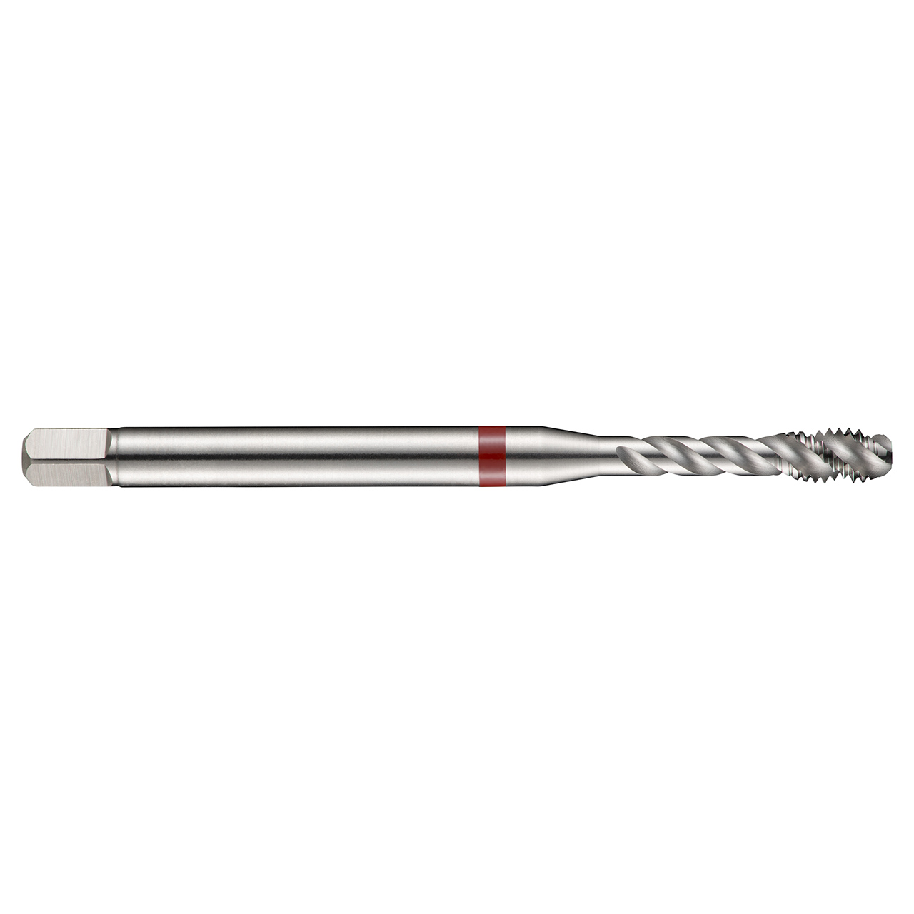 Dormer 6554501 | M4x0.70mm Thread Size x 4.50mm Shank x 7.00mm Length x 63.00mm OAL x 45 Degree Helix Angle M 6HX 3 Flute Bright Coated HSS-E-PM E260 Spiral Flute Tap