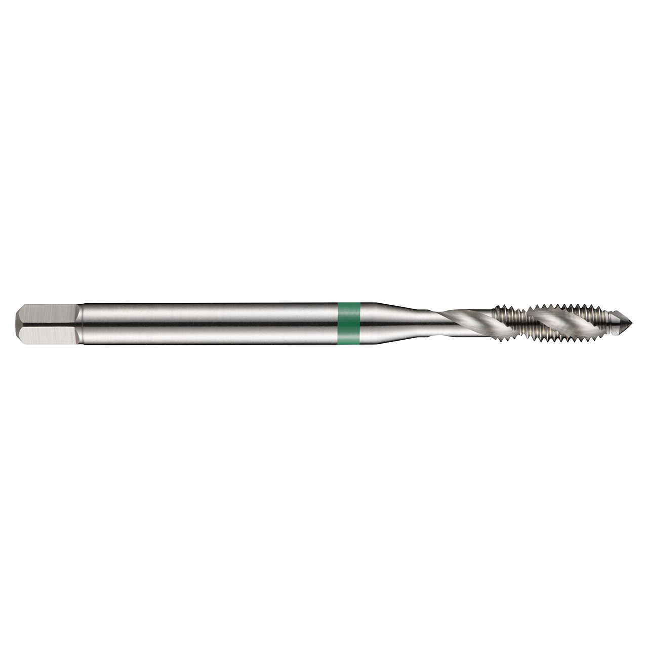Dormer 6554541 | M5x0.80mm Thread Size x 6.00mm Shank x 13.00mm Length x 70.00mm OAL x 35 Degree Helix Angle M 6H 2 Flute Bright Coated HSS-E-PM E473 Spiral Flute Tap