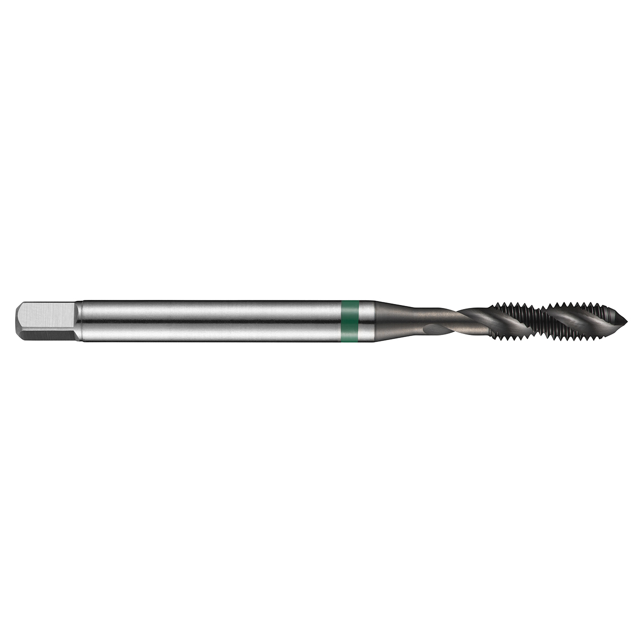Dormer 6554555 | M16x2.00mm Thread Size x 12.00mm Shank x 25.00mm Length x 110.00mm OAL x 35 Degree Helix Angle M 6H 3 Flute SUPER-B Coated HSS-E-PM E474 Spiral Flute Tap