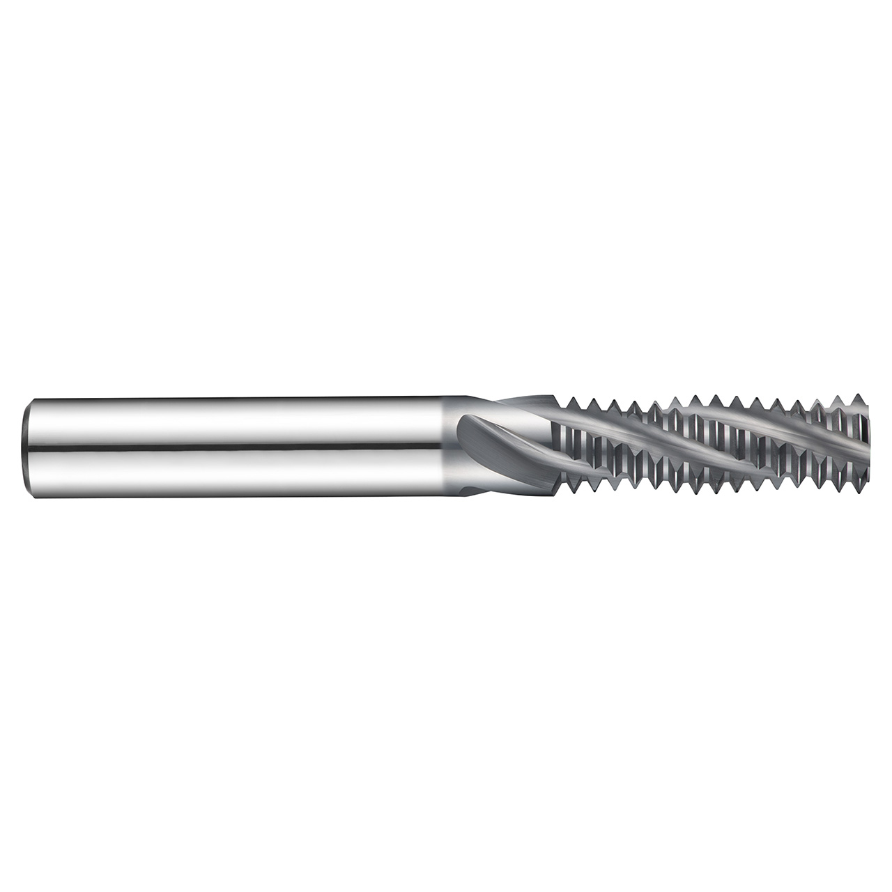 Dormer J21510.0X2.0 | 0.3937" Diameter x 3.2677" OAL 4 Flute Alcrona Pro Coated Helical Flute Thread Mill