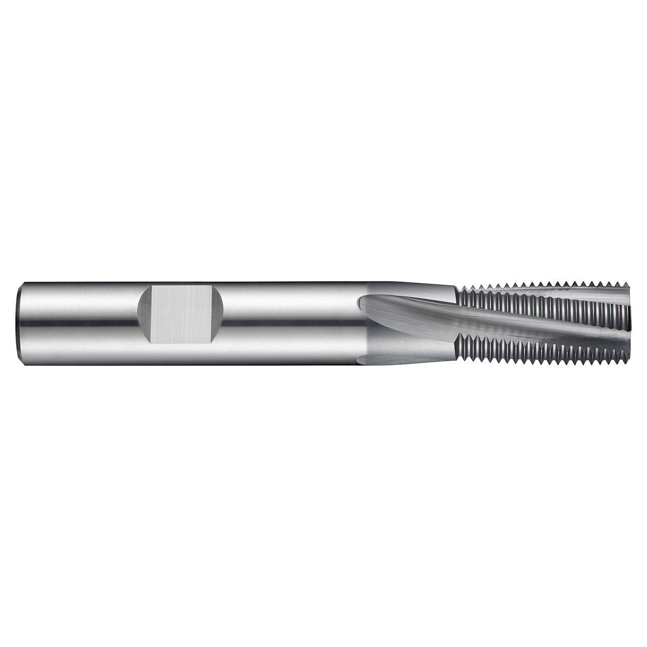 Dormer 6821343 | 14.00mm Diameter x 14.00mm Shank x 32.00mm Maximum Depth of Cut x 83.00mm OAL x 10 Degree Helix Angle 5 Flute Alcrona Pro Coated HM J245 Helical Flute Thread Mill