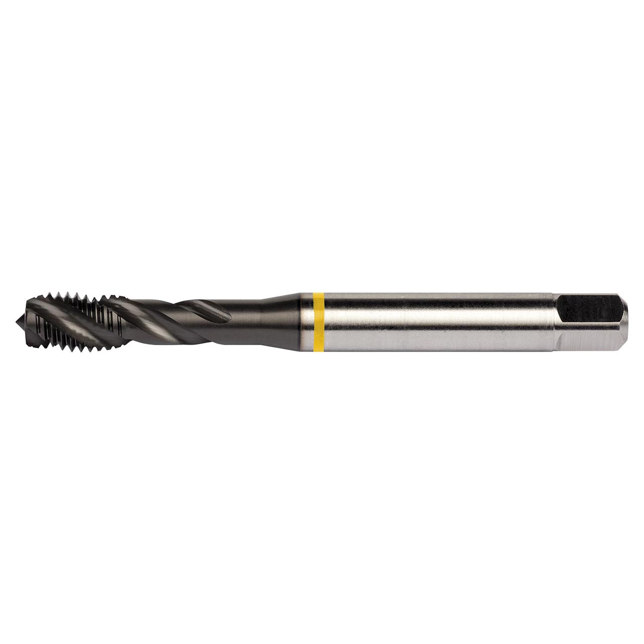 Dormer 7350543 | M24x3.00mm Thread Size x 19.30mm Shank x 30.00mm Length x 160.00mm OAL x 40 Degree Helix Angle M 6H 4 Flute TiAlN/Top Coated HSS-E-PM E624 Spiral Flute Tap