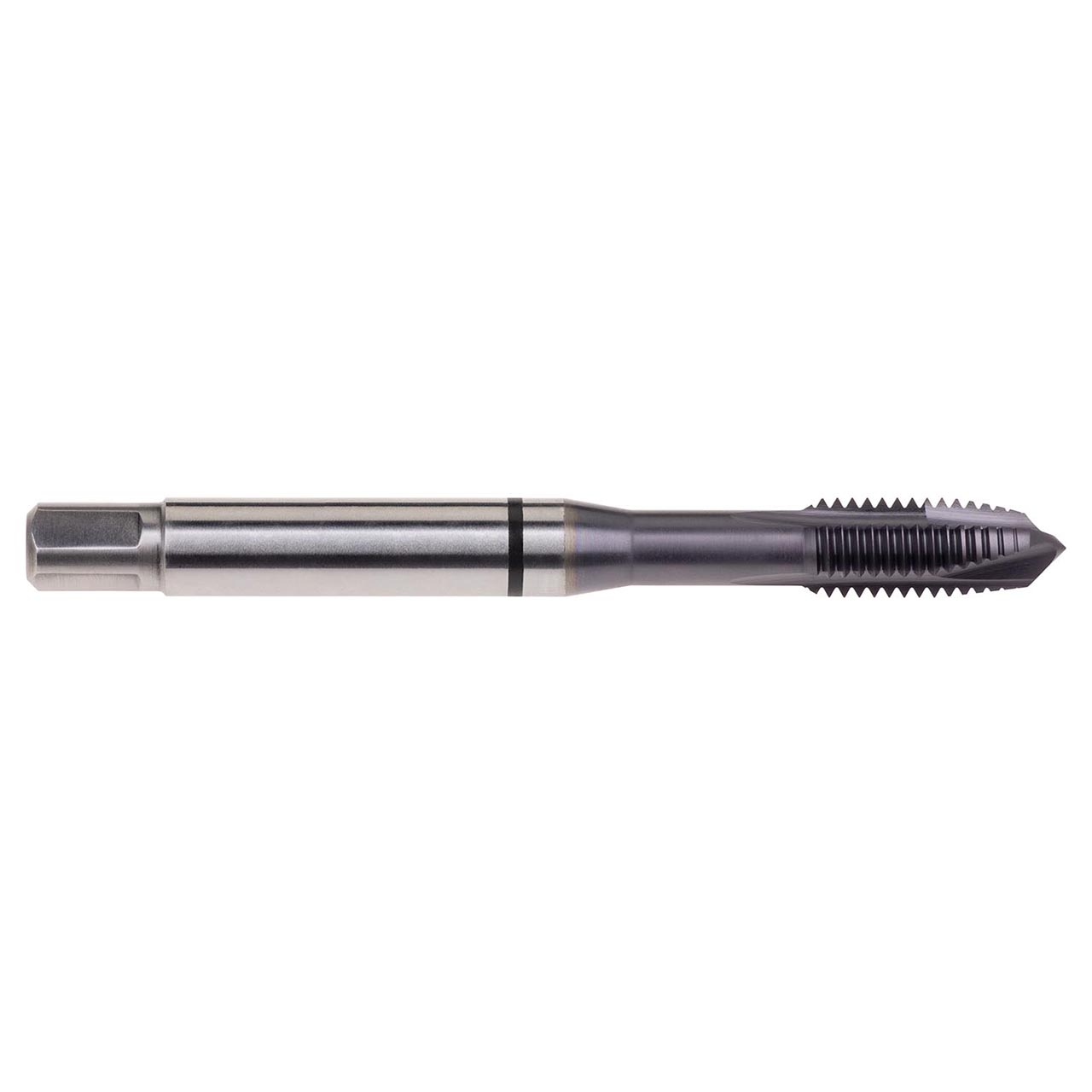 Dormer 7798661 | M3x0.50mm Thread Size x 4.50mm Shank x 12.00mm Length x 63.00mm OAL M 6HX 3 Flute TiAlN/Top Coated HSS-E-PM E334 Spiral Point Tap