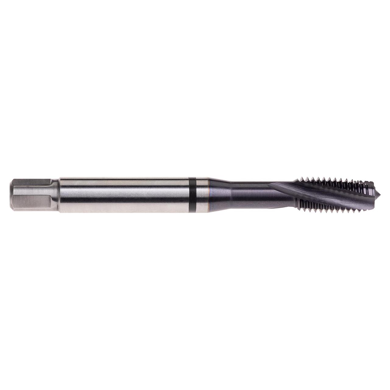 Dormer 7812145 | M3x0.50mm Thread Size x 4.27mm Shank x 15.00mm Length x 63.00mm OAL x 15 Degree Helix Angle M 6HX 3 Flute TiAlN/Top Coated HSS-E-PM E806 Spiral Point Tap